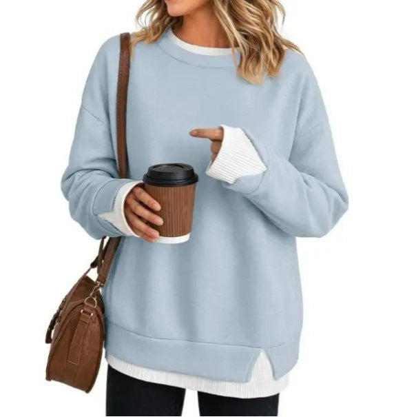 HollowKnit Sweatshirt Tee™ – styled outfit flat lay