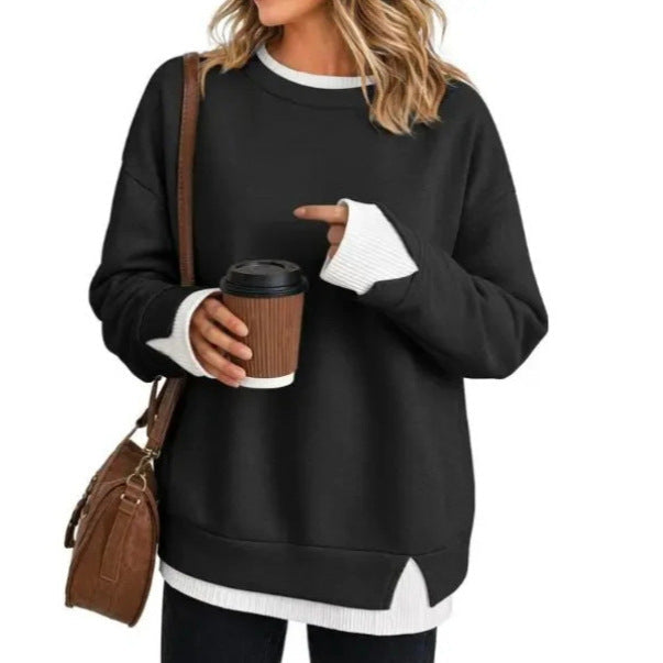HollowKnit Sweatshirt Tee™ – side view showing relaxed oversized silhouette