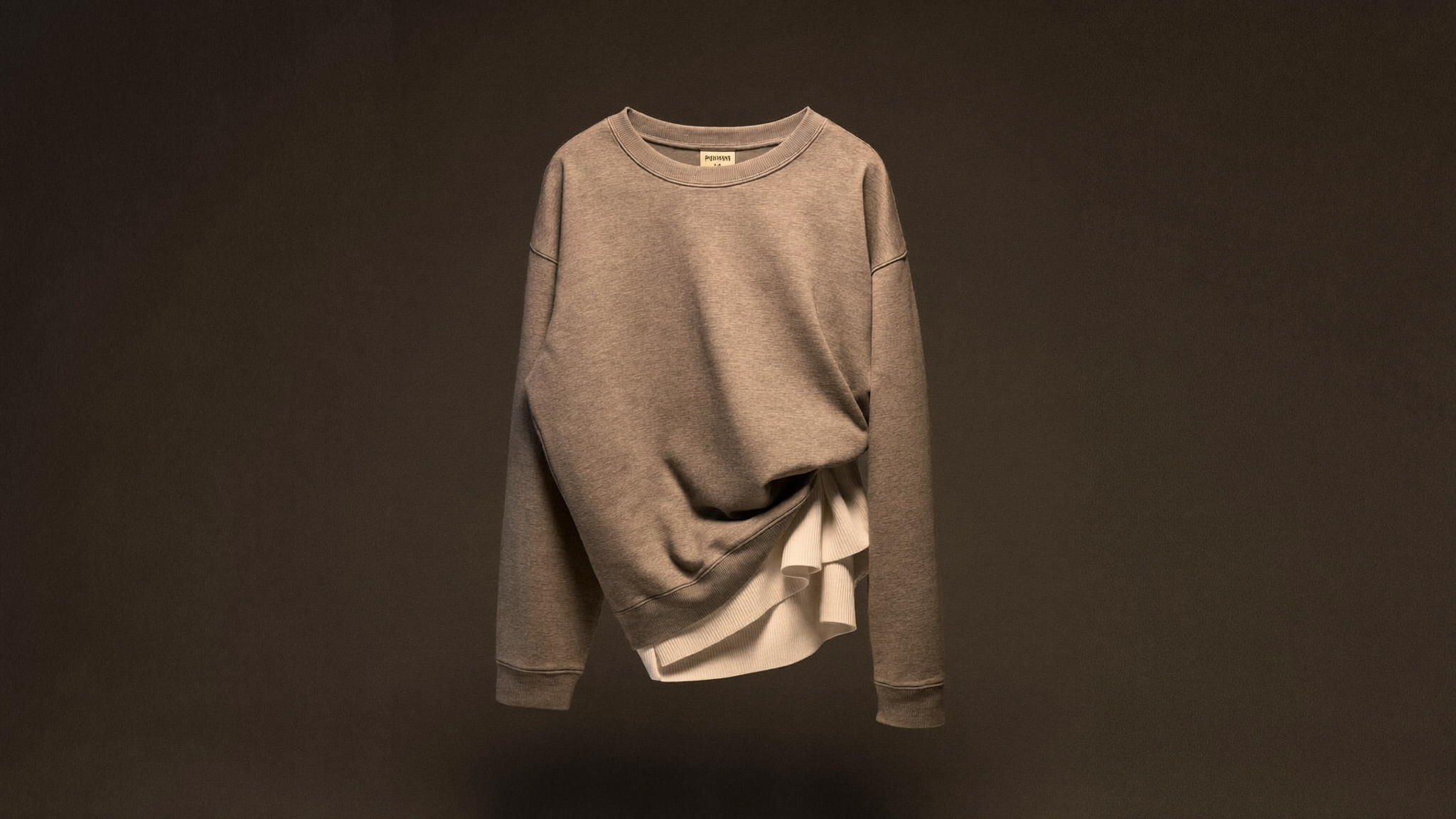 HollowKnit Essential Sweatshirt – Dark Studio
